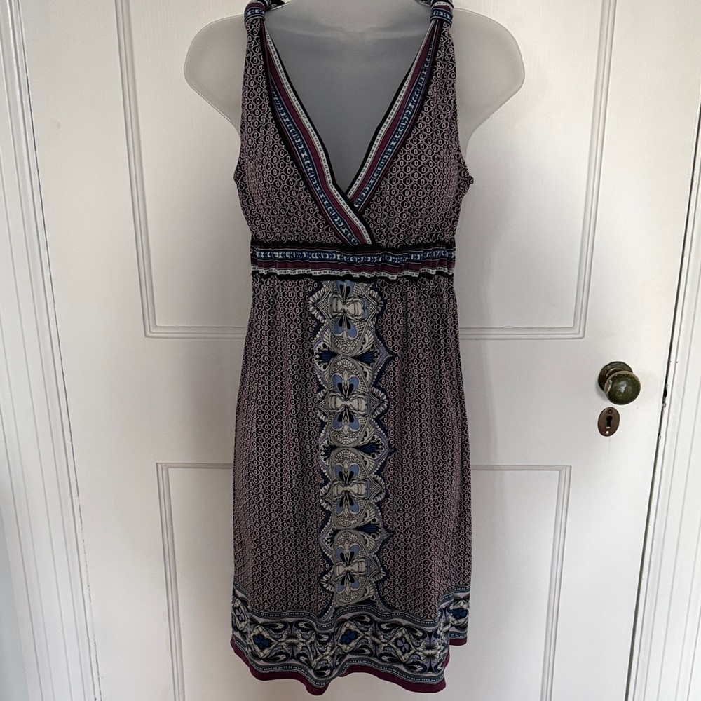 Max Studio Multicolor Patterned Dress